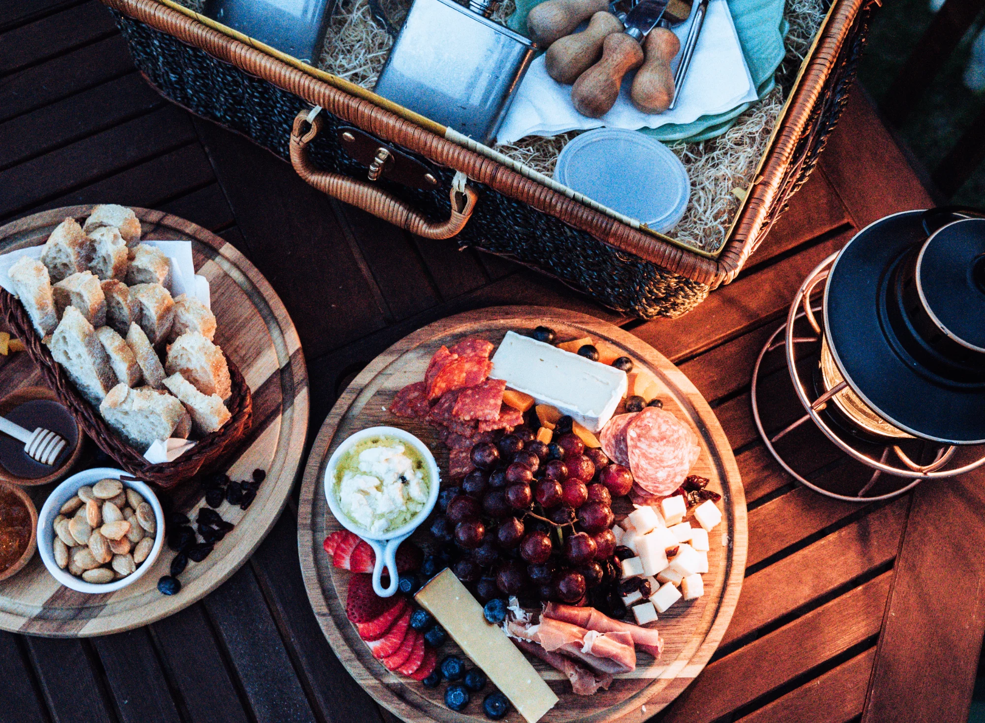 Gourmet charcuterie board