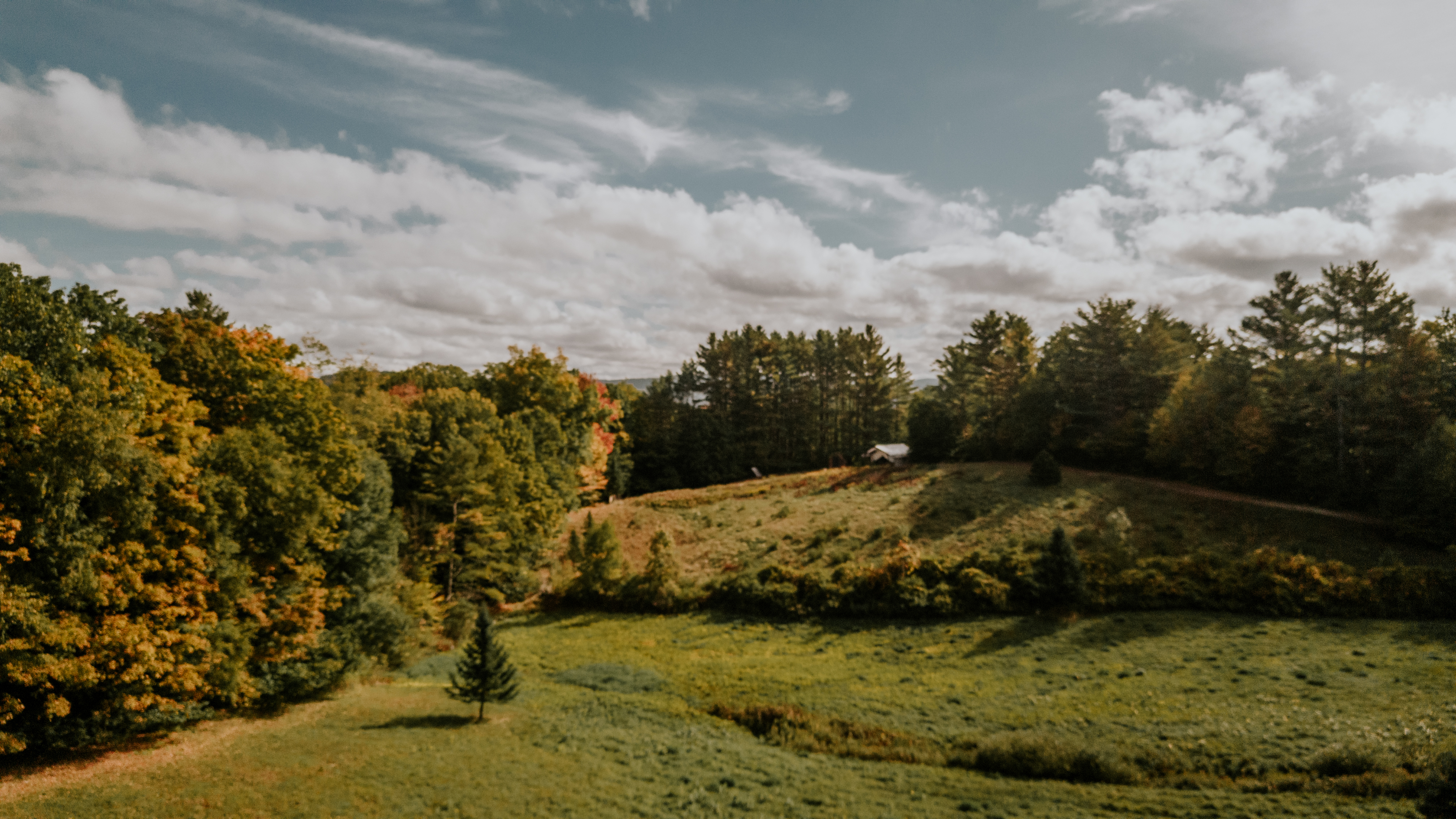 Aerial view of Highwood Retreat