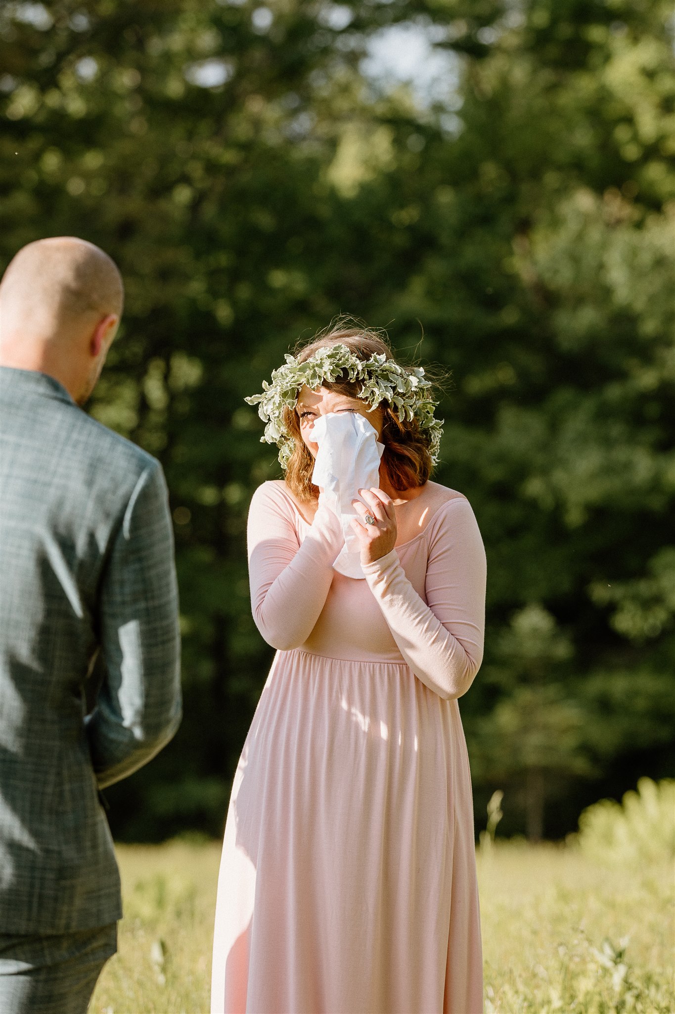 Guests walking to ceremony